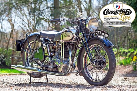 Rare Norton collection at Classic Bike Live 2017