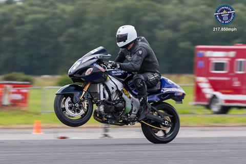 Ted Brady sets new wheelie record