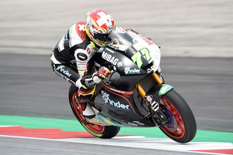 Moto2: Aegerter leads Marquez in FP1