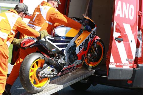 MotoGP: Marquez shrugs off high speed crash at Silverstone