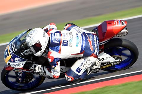 Moto3: Fenati obliterates field in rapidly drying FP3