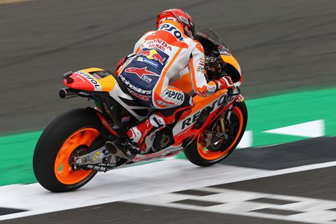 MotoGP: Marquez pips Rossi and Crutchlow for pole with fastest ever lap