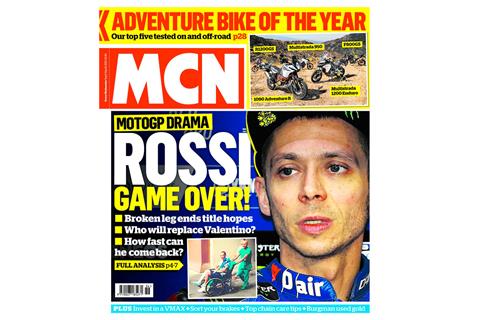 In this week's issue: Game over for Rossi