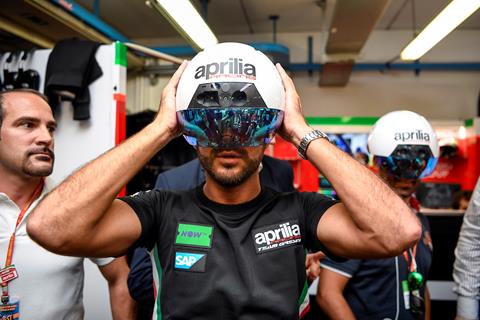 MotoGP: Aprilia debut augmented reality technology