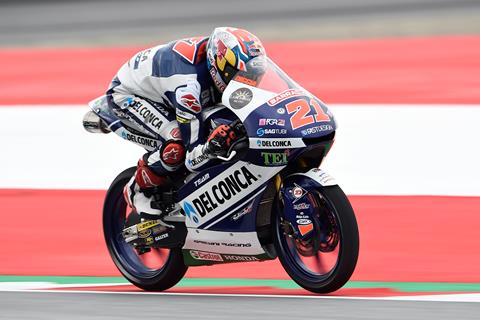 Moto3: Di Giannantonio tops opening day at home in Italy