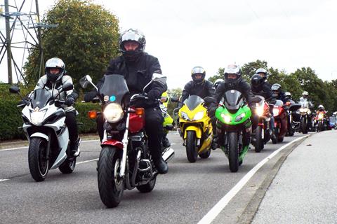 Bikers gather for massive Air Ambulance ride