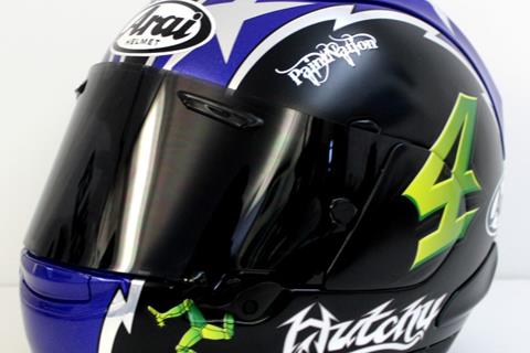 Ian Hutchinson releases limited edition replica helmets