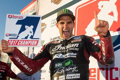 Jared Mees wins American Flat Track championship with Indian