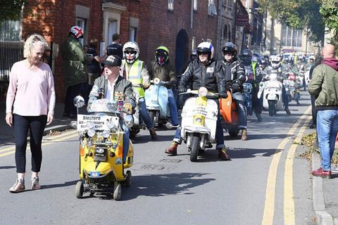 'A great success' for third scooter charity rideout