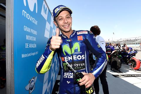 MotoGP: Superhero Rossi powers to front row start