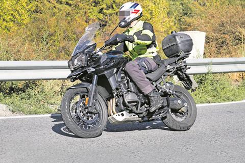 Spied! Flagship Tiger 1200 gets big update for 2018