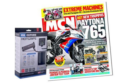 Subscribe to MCN and receive Oxford Hotgrips