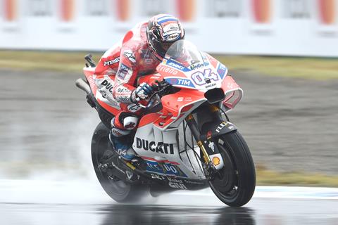 MotoGP: Dovizioso makes the most of the rain in Motegi