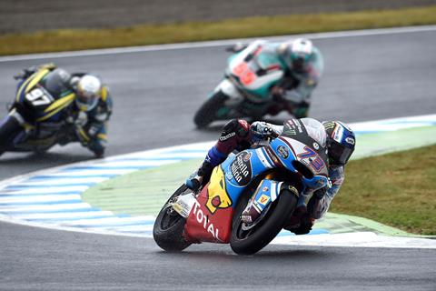 Moto2: Marquez wins frantic scrap as Morbidelli extends championship lead