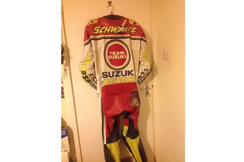 Kevin Schwantz leathers on sale for £10,000