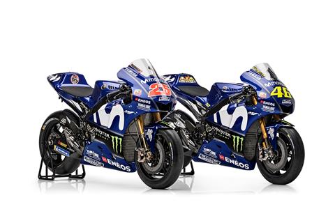 MotoGP: Movistar Yamaha duo reveal 2018 machine