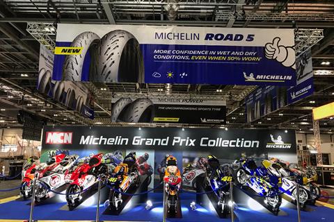 Iconic Grand Prix bikes on display at Carole Nash MCN London Show