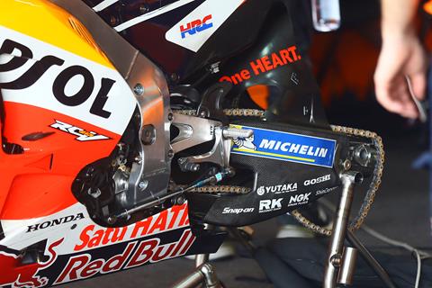 MotoGP: Repsol Honda duo roll out carbon swing arm