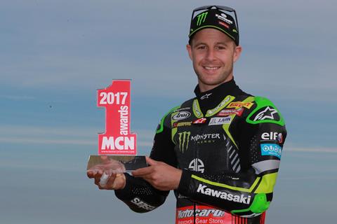 Jonathan Rea awarded 2017 MCN Man of the Year