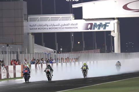 MotoGP: Riders test out Qatar in the rain