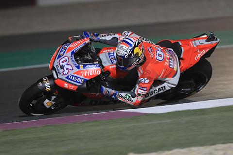 MotoGP: Dovizioso on top as action gets underway in Qatar