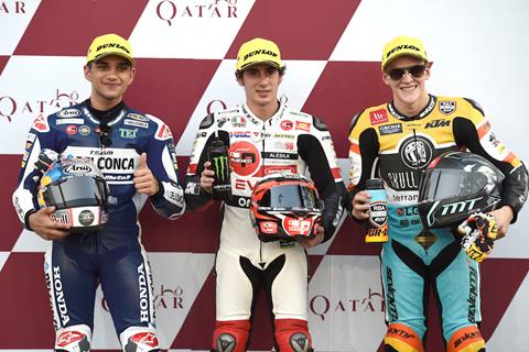 Moto3: Antonelli pips Martin to pole by 0.001