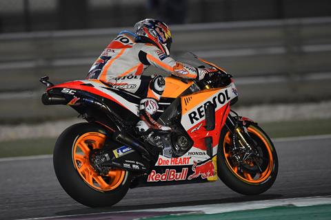 MotoGP: Repsol Honda duo race carbon swing arm