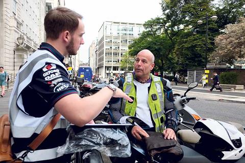 Met police hand out free bike covers as part of anti-theft campaign