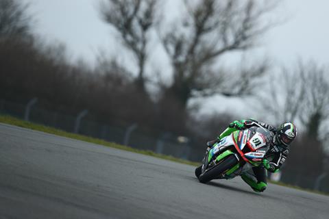 BSB: Haslam quickest in mixed conditions at Donington Park