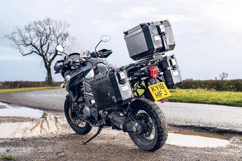 MCN Fleet: Triumph Tiger 1200 XCA  - Luggage options