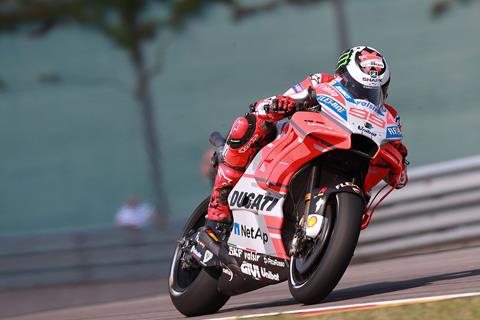 MotoGP: Lorenzo stuns to top opening day at Sachsenring