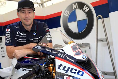 Roads: First pictures emerge of David Johnson with Tyco BMW HP4 at Ulster GP