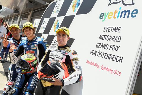 Moto3: Bezzecchi on pole but Martin close behind