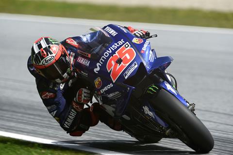 MotoGP: Vinales leads Yamaha 1-2 in opening Silverstone session