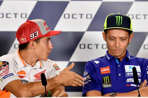 MotoGP: Panto dramatics between Rossi and Marquez