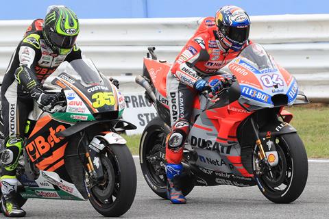 MotoGP: Crutchlow the closest to Ducati one-two