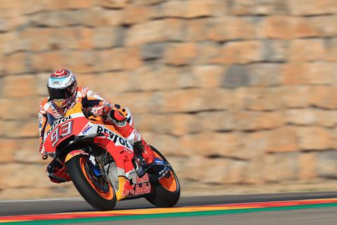 MotoGP: Marquez wins hard-fought Aragon battle