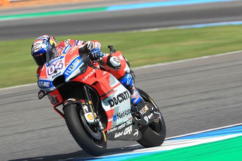 MotoGP: Dovi tops day one in Thailand