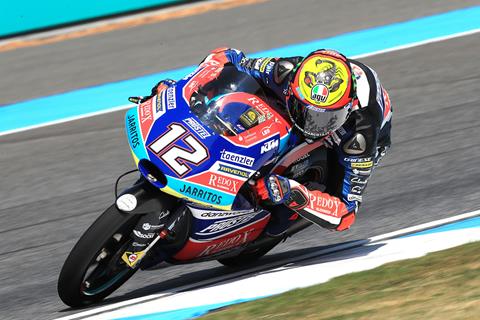 Moto3: Bezzecchi on pole as Martin suffers