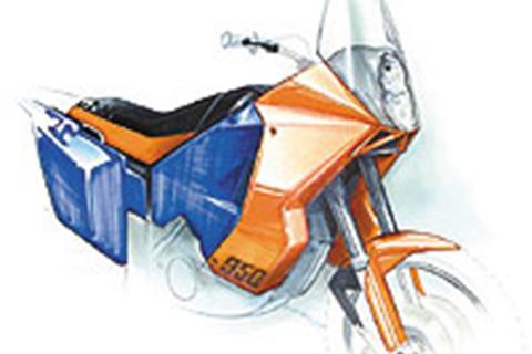 KTM reveals official sketches of LC8 Rallye