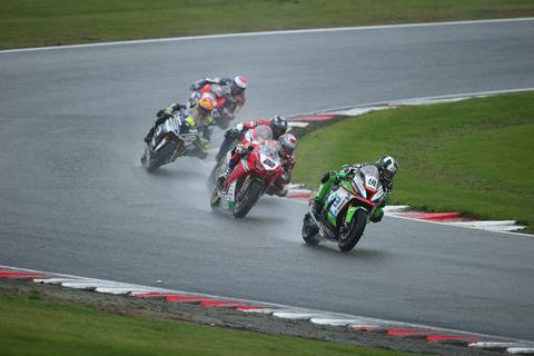 BSB: Haslam victorious in wet second race thriller