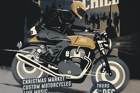 Urban Rider present motorcycle themed Christmas Market