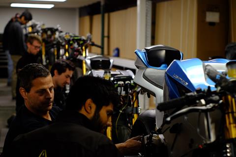 Lightning ramp up electric bike assembly line