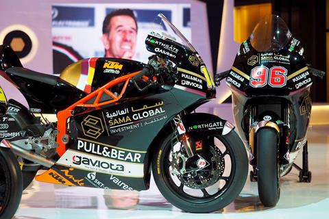 Moto2: Dixon unveils Angel Nieto KTM's new Qatari sponsor