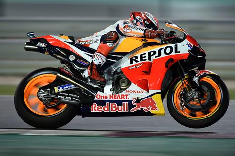 MotoGP: Marquez smashes lap record in first night of practice