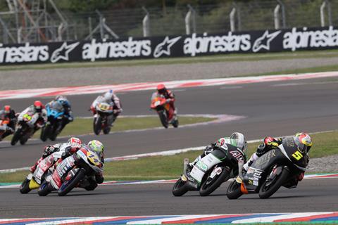 Moto3: Debut win for Masia after fierce scrap