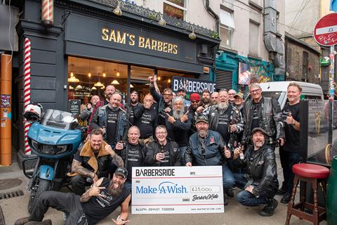 A cut above: Annual BarbersRide charity trip takes total funds raised to £150k