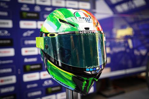 MotoGP: Rossi unveils tricolore helmet for Mugello