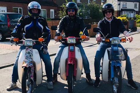 Charity trio to ride from  John O'Groats to Land's End on Honda C90s