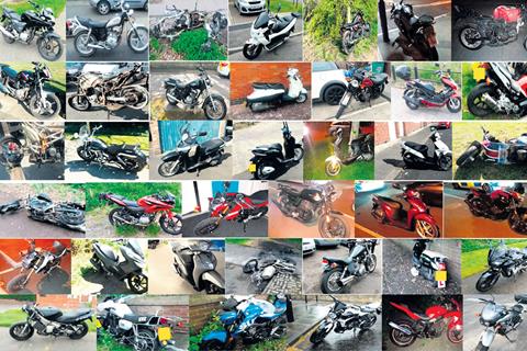 92 motorbikes stolen in just eight weeks